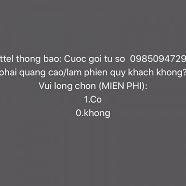 Nhà mạng chặn cuộc gọi rác từ tháng 7