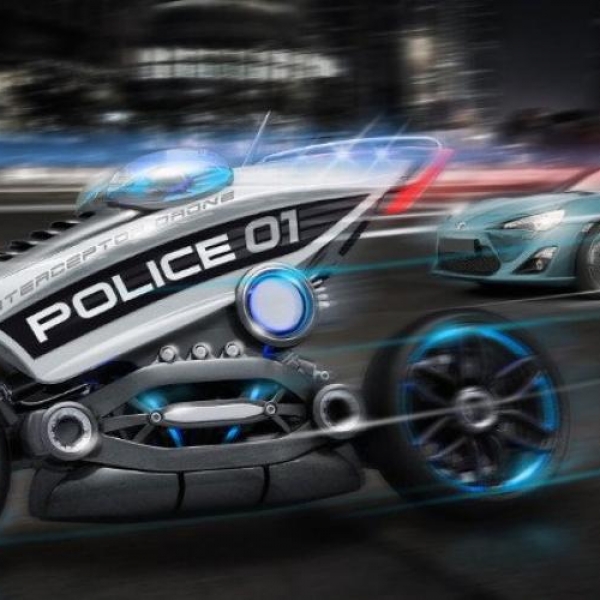 Siêu mô-tô không người lái sẽ thay cảnh sát tuần tra trong tương lai?