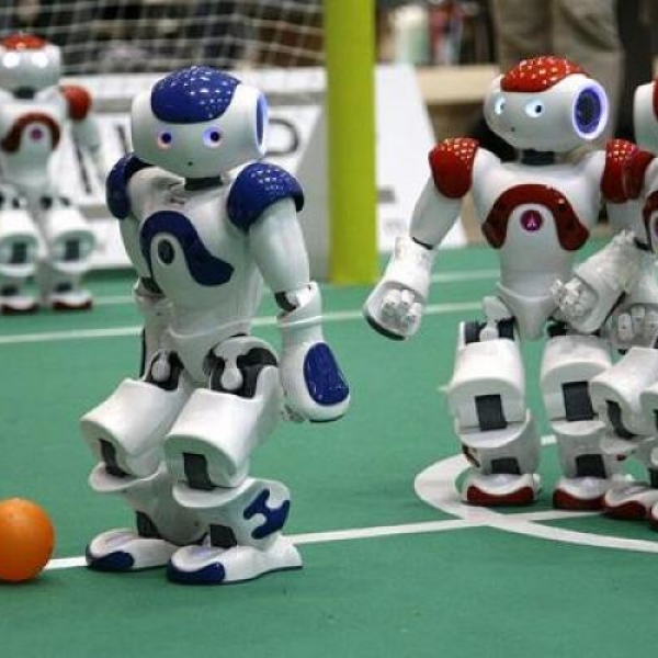 Trận bóng của Robot