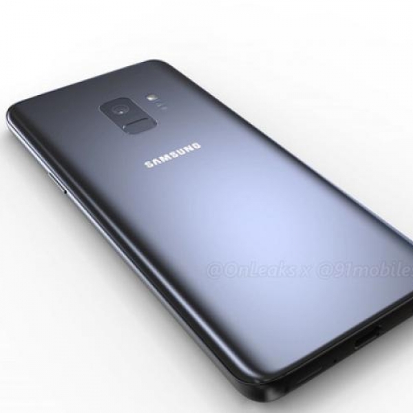 Lộ ảnh render Galaxy S9 cho thấy vẫn chỉ có 1 camera sau và cảm biến vân tay đã thay đổi vị trí